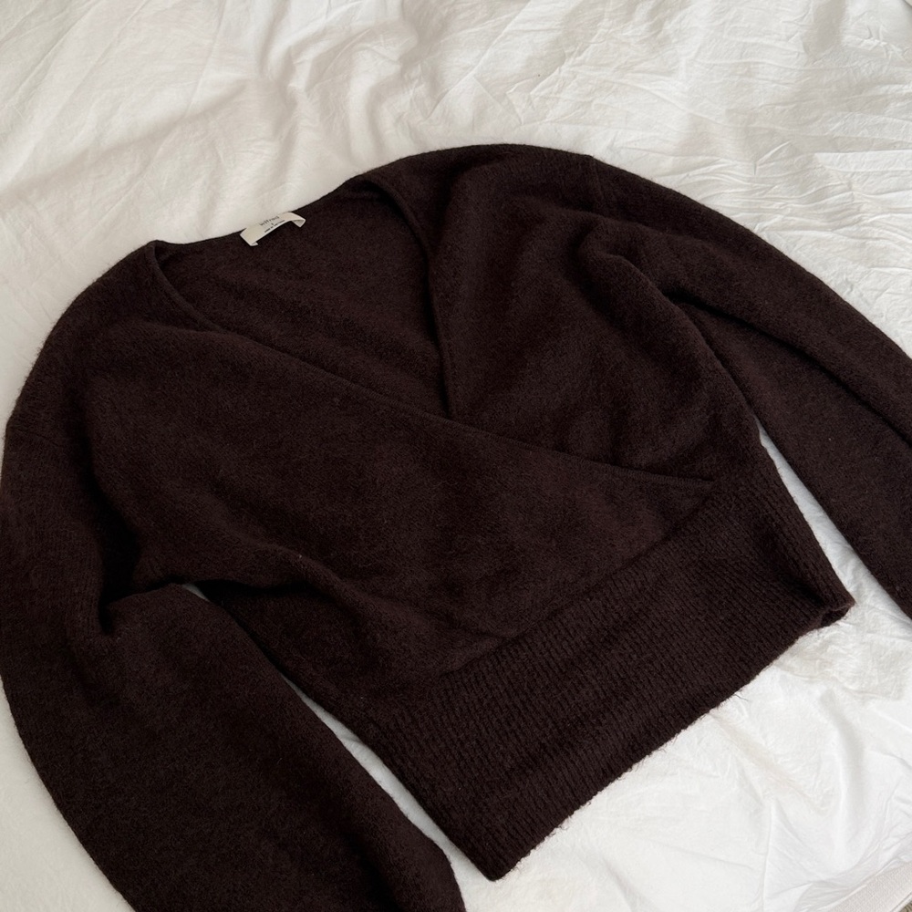 Aritzia wrap sweater